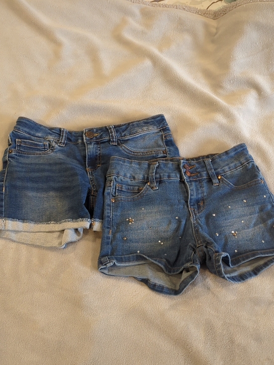 Other - Classic Blue Denim Girls Shorts (2 Pair)